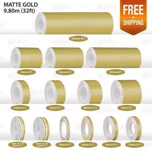 Matte gold pin stripe - matte,