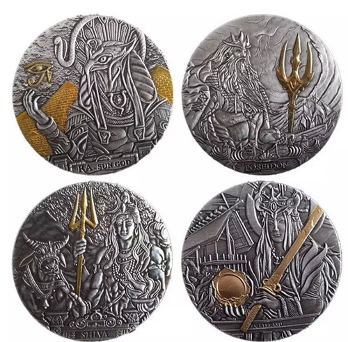 Egyptian god coin ancient - egyptian,