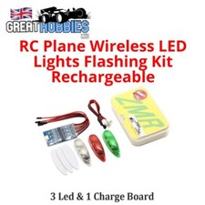 RC Plane LED Lights Flashing