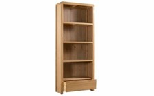 Solid Oak 1 Drawer Tall