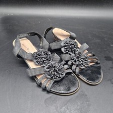 Remonte Dorndorf Women's black ankle strap shoes  - size UK 5