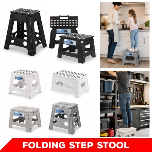 Folding step stool foldable - step,