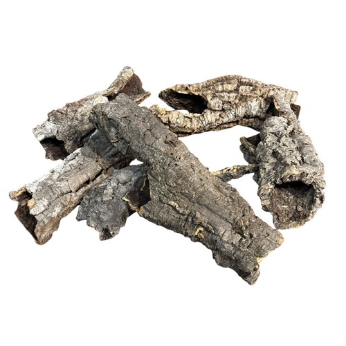 Natural cork bark tubes - natural,