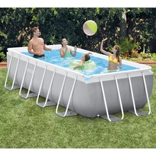Intex 13ft 1.5" (4m) Rectangular Prism Frame Pool (SRP £429) *USED*