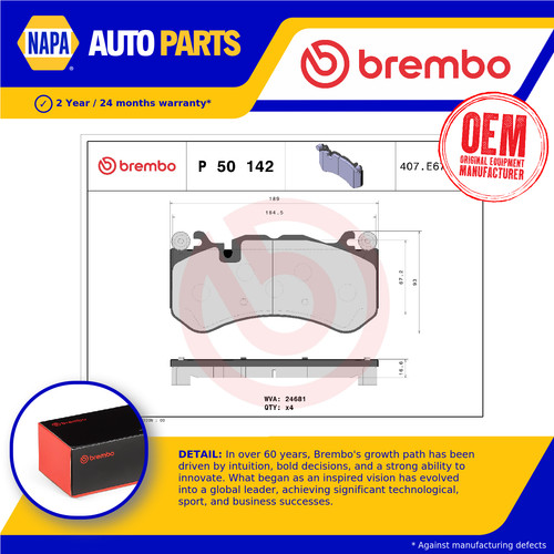 Brake pads set - brake,