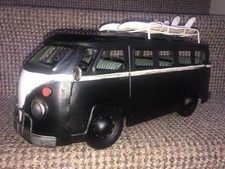 Large VW Split Screen Camper Van Model Ornament Metal