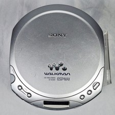 SONY Walkman D-E220 ESP MAX Portable Compact Disc Audio CD Disc Player - Silver