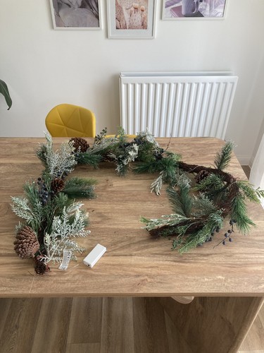 Green christmas garland 180 - 180, cm