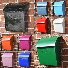 Lockable Wall Mounted Post Parcel Box - Secure Mail Letter Box