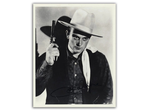 John wayne hand signed - wayne,