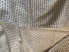 Upholstery Fabric Blue & Cream Brocade? Jacquard 140x137cm & 65x100cm (pl2