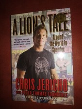 Chris Jericho A Lion's Tale Signed Autograph Hardcover 1st Edition Book 2007