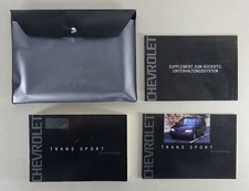 Folder + Operating Instructions / Manual Chevrolet Trans Sport Model Year 2001