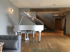 White Gloss Baby Grand Piano