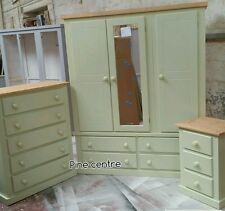 HANDMADE AYLESBURY NEXT (APPLE GREEN+PINE) 3 PIECE BEDROOM SET NOT FLAT-PACK!!!