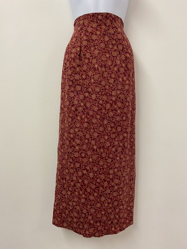 Silk vintage skirt - silk, 8
