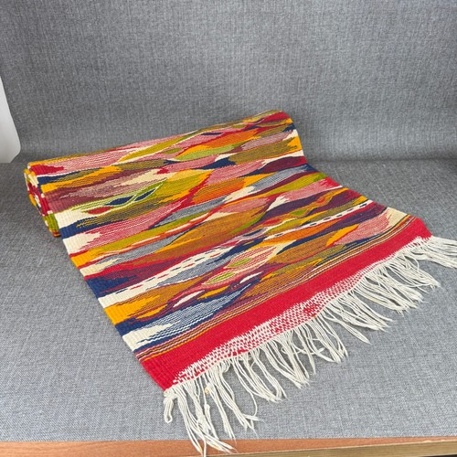 Colorful woven rug runner wall - colorful,