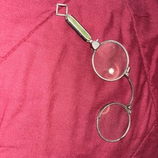 Vintage Art Deco Style Lorgnette With Marcasite Decoration