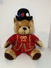 Traditional London Beefeater Teddy Bear Approx 31cm Tall Excellent Condition
