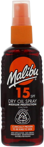 Malibu sun spf - 15, non-greasy