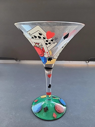 Pokertini martini glass - pokertini,