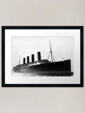RMS Lusitania arriving in New