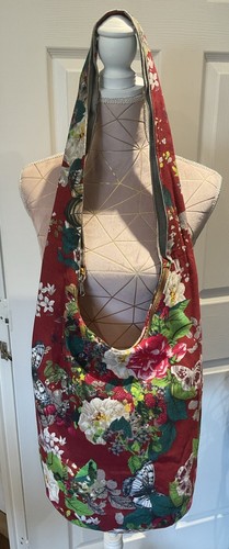 Boho floral bag hobo - floral,