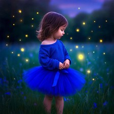 Royal Blue Tutu Skirt