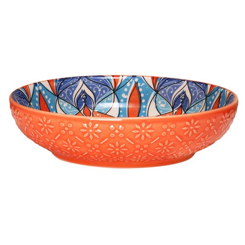 Orange ceramic bowl tuscany - orange,