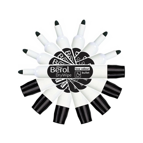 Berol drywipe markers bullet - markers,