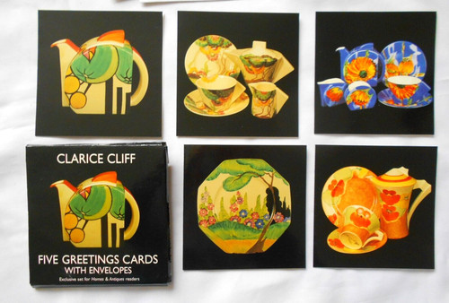 Clarice cliff five - , greetings