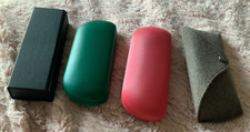 Four Pre-loved Multicoloured Hard Glasses Cases 