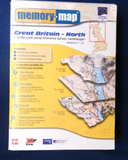 Memory Map  NORTH   England Region 7-12  CD  1:50k OS Maps