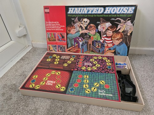 Haunted house board game - haunted,