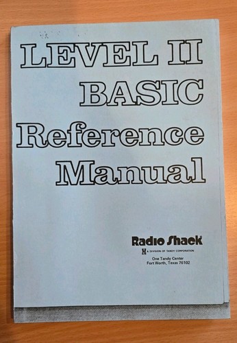 Radio shack tandy trs 80 - tandy, trs-80