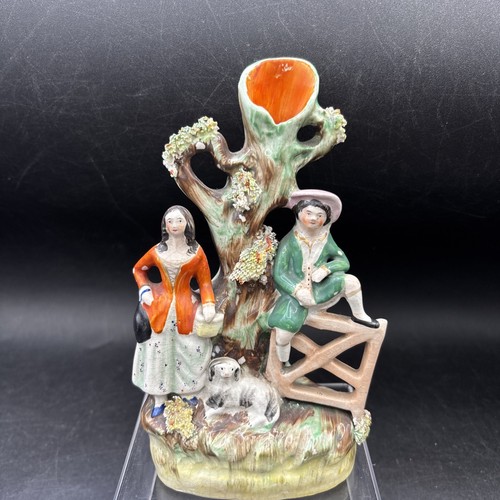 Staffordshire flat back dog - back,