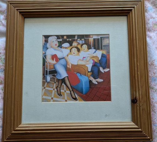 Beryl cook print twins - print, 33.5cms