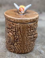 Vtg 1950s Ceramic Honey Jar