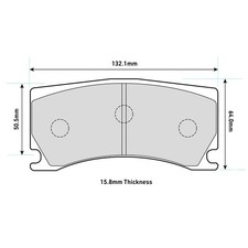 Ferodo DS2500 Front Brake Pads
