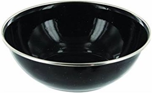 15cm black enamel metal - 15cm,
