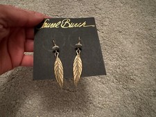 Laurel Burch Gold Sass Leaf