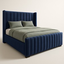 Ottoman Bed Winged Panel Plush