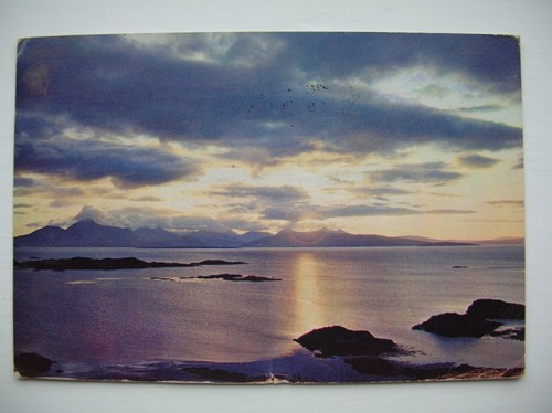 Skye postcard sunset - sunset, from