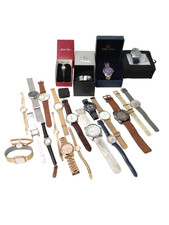Quartz Watch Job Lot 24 Various Styles Branded / Unbranded Untested Boxed Items
