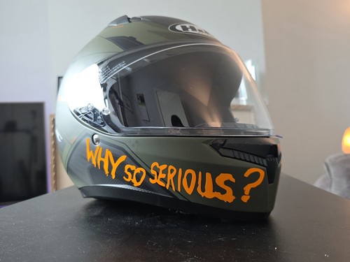 Motorbike helmet decals - helmet,
