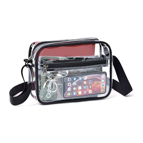 Pvc clear crossbody - pvc,