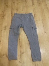 Men’s Jogging Bottoms Pockets Drawstring Size 2XL 47-49” GREY