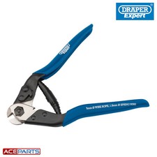 DRAPER 190mm STEEL WIRE ROPE & SPRING CUTTERS FENCE CUTTING PLIERS TOOL SNIPS