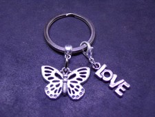 Butterfly Keyring & Love -