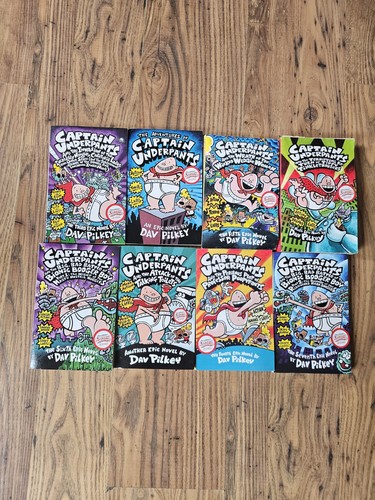 Captain underpants books 8 - underpants,